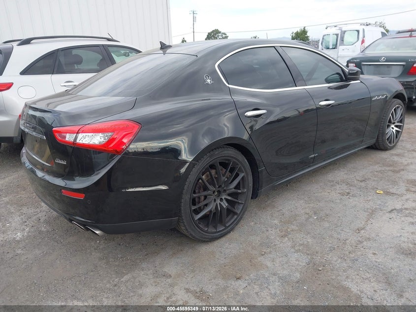 MASERATI GHIBLI 2017 VIN ZAM57RSA1H1240851
