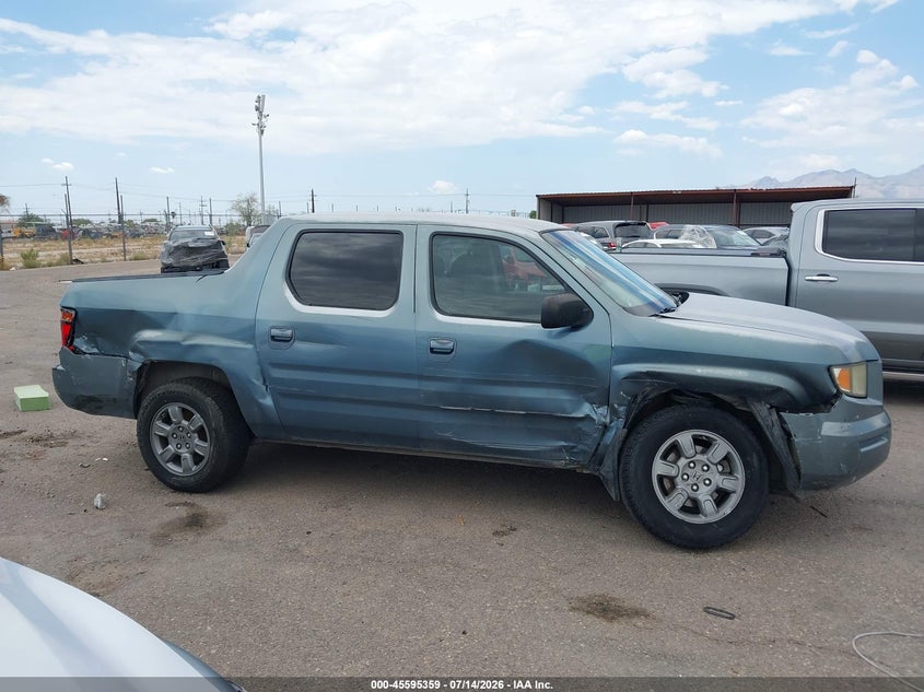 2007 Honda Ridgeline Rtx VIN: 2HJYK16337H530839 Lot: 45595359