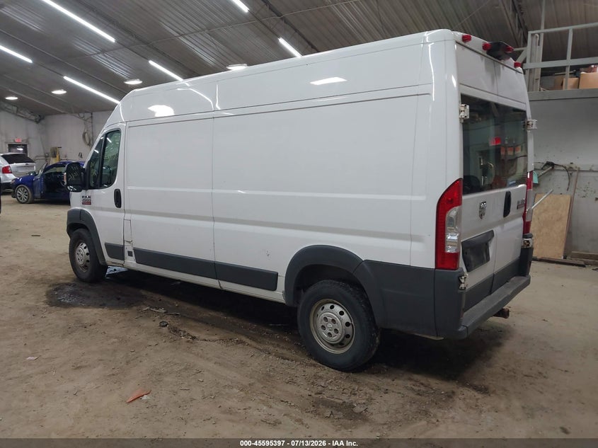 Vin: 3c6trvdg4ee123927, lot: 46093774, ram promaster 2500 high roof 20143