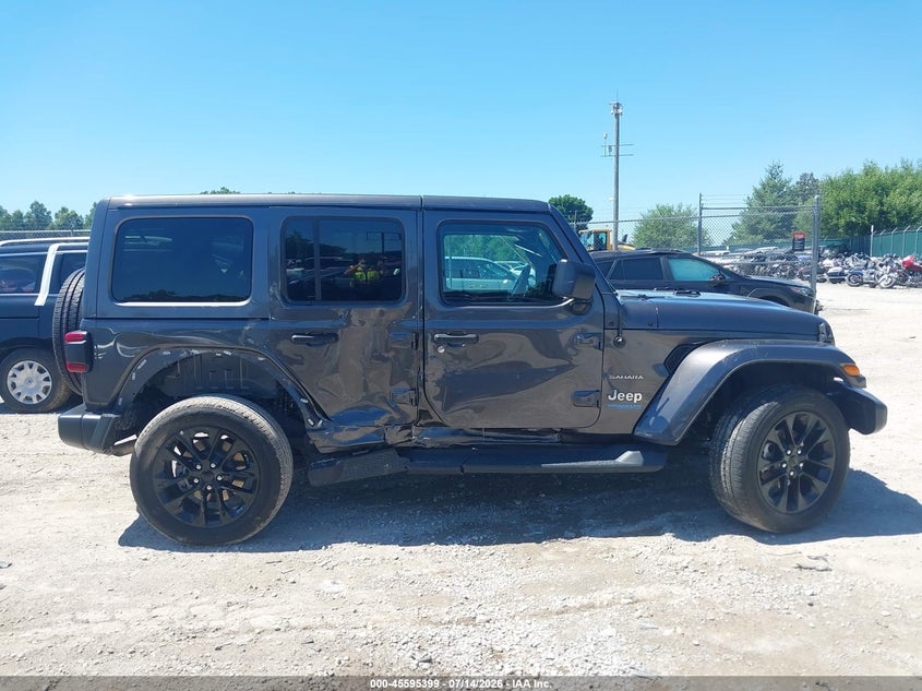 2021 Jeep Wrangler 4Xe Unlimited Sahara 4X4 VIN: 1C4JJXP69MW859952 Lot: 45595399