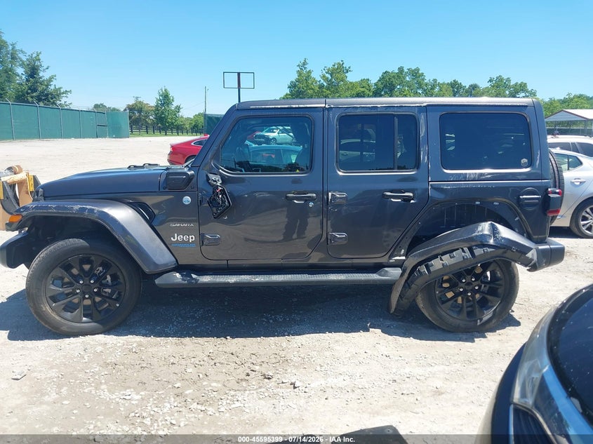 2021 Jeep Wrangler 4Xe Unlimited Sahara 4X4 VIN: 1C4JJXP69MW859952 Lot: 45595399