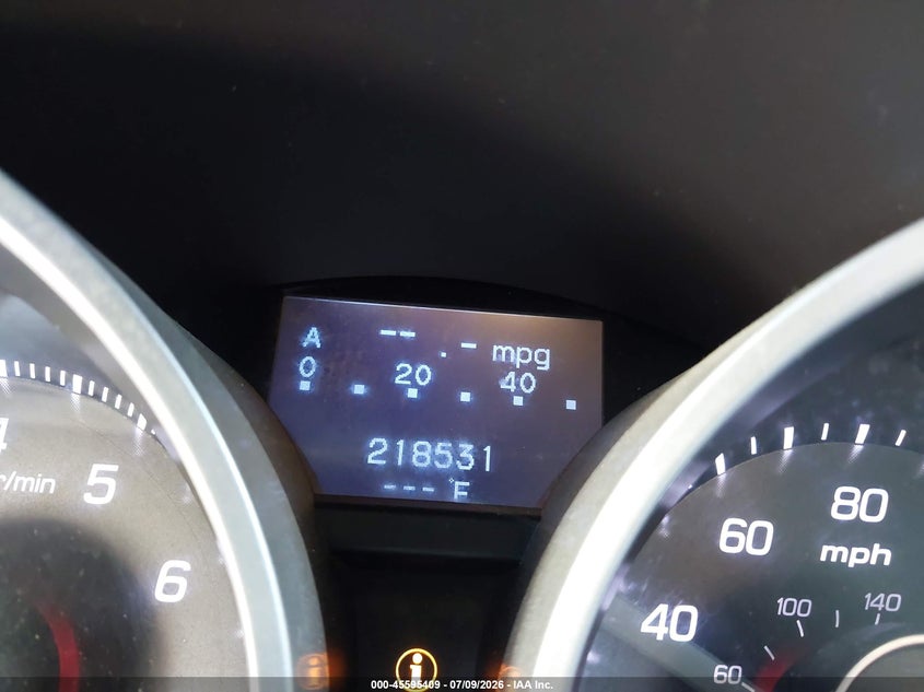 2012 Acura Tl 3.5 VIN: 19UUA8F23CA004162 Lot: 45595409
