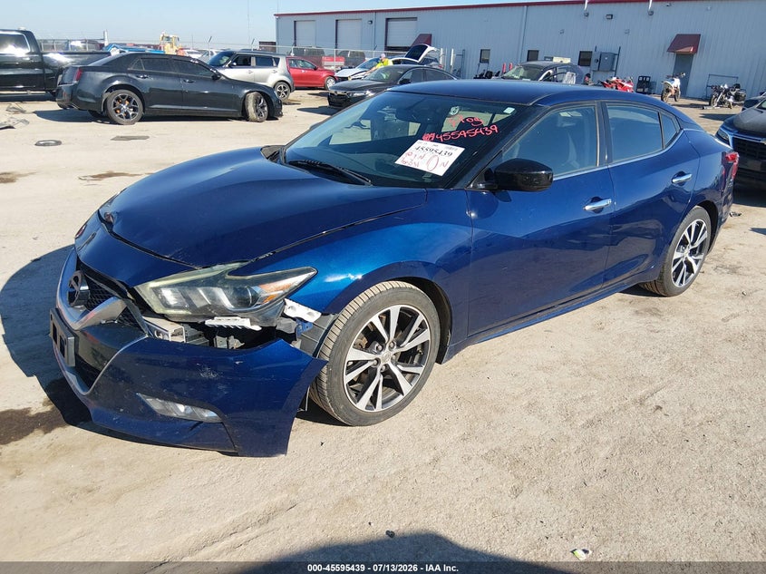 2017 Nissan Maxima, Удар спереди, IAAI, VIN 1N4AA6AP8HC389583 — фото 2