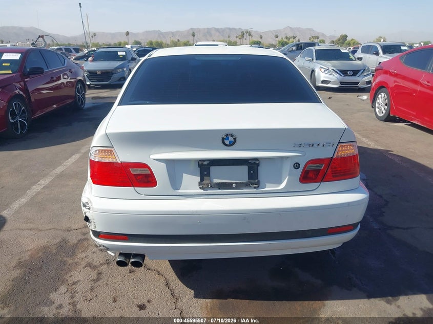 BMW 330CI 2004 VIN WBABD53424PL11822