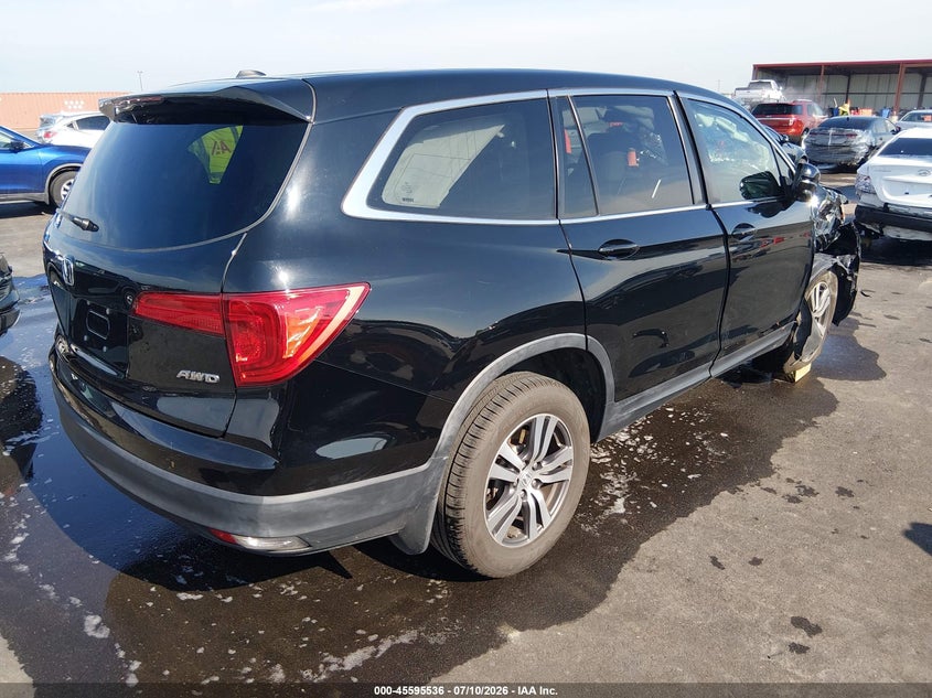 Vin: 5fnyf6h55hb047509, lot: 46093913, honda pilot ex-l 20174