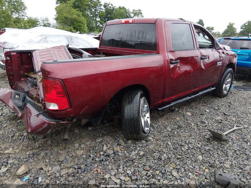 Vin: 1c6rr7kg6hs687752, lot: 46093925, ram 1500 express  4x4 5'7 box 20174