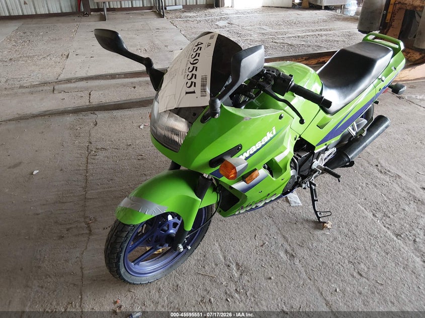 1999 Kawasaki Ex250 F VIN: JKAEXMF18XA063273 Lot: 45595551
