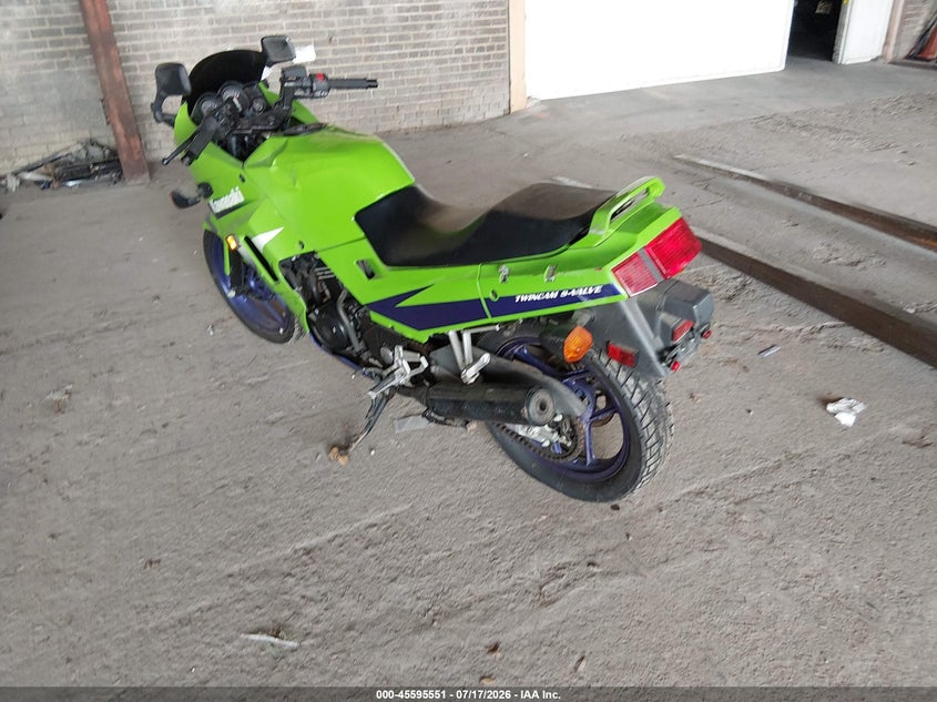 1999 Kawasaki Ex250 F VIN: JKAEXMF18XA063273 Lot: 45595551