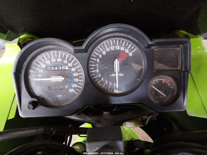 1999 Kawasaki Ex250 F VIN: JKAEXMF18XA063273 Lot: 45595551