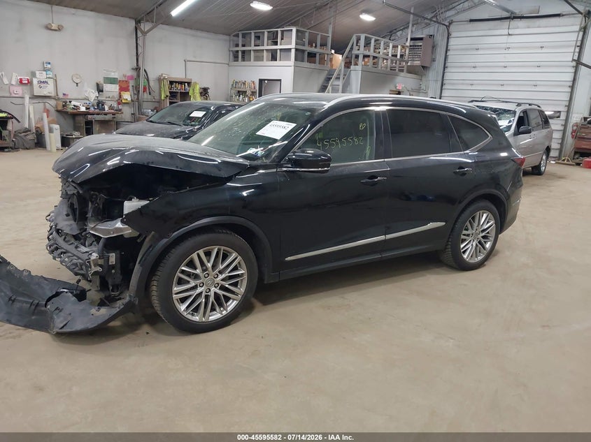 Vin: 5j8ye1h41pl007201, lot: 46093959, acura mdx advance 20232