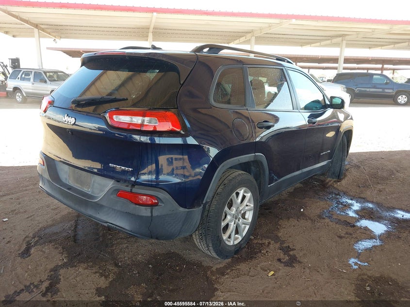 Vin: 1c4pjlab4gw160063, lot: 46093961, jeep cherokee sport 20164