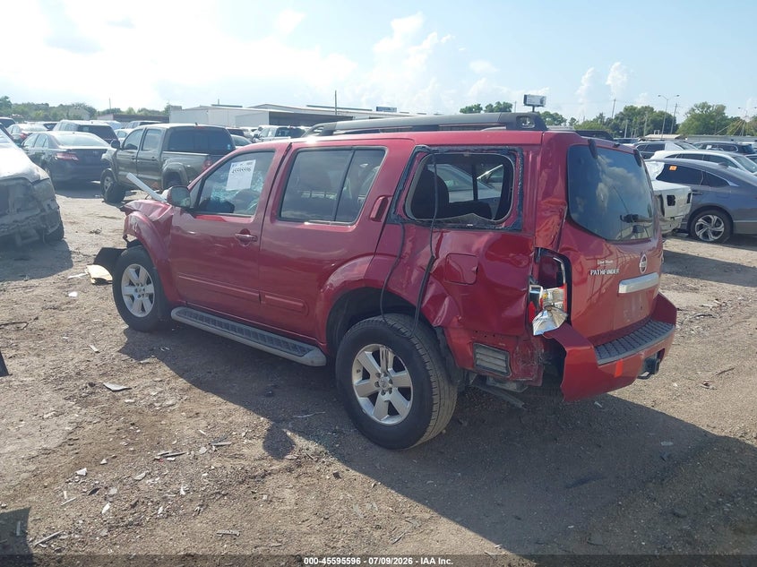 Vin: 5n1ar1nn5ac618141, lot: 46093973, nissan pathfinder se 20103