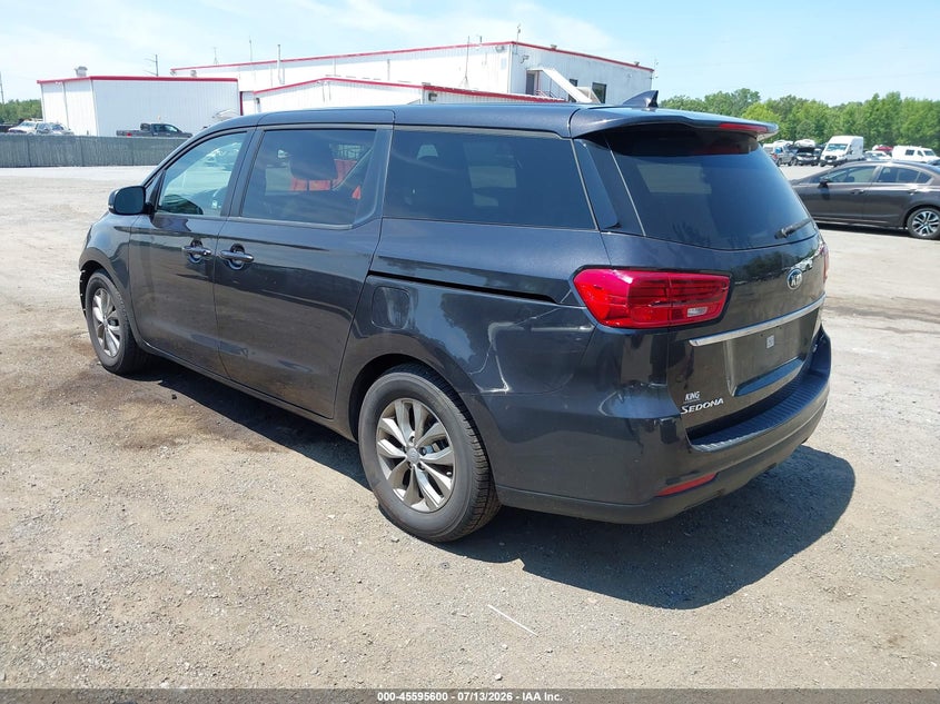 Vin: kndmb5c1xm6665228, lot: 46093977, kia sedona lx 20213
