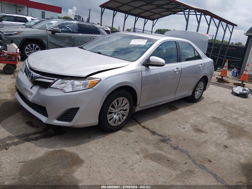 2014 Toyota Camry, Rear, IAAI, VIN 4T4BF1FK4ER346477 — photo 2