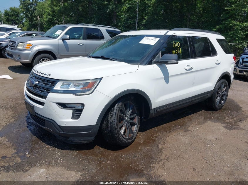 Vin: 1fm5k8dh3jga50992, lot: 46093987, ford explorer xlt 20182