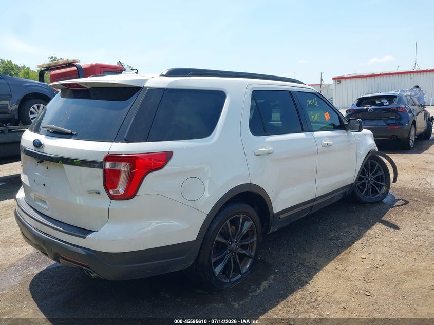 Vin: 1fm5k8dh3jga50992, lot: 46093987, ford explorer xlt 20184