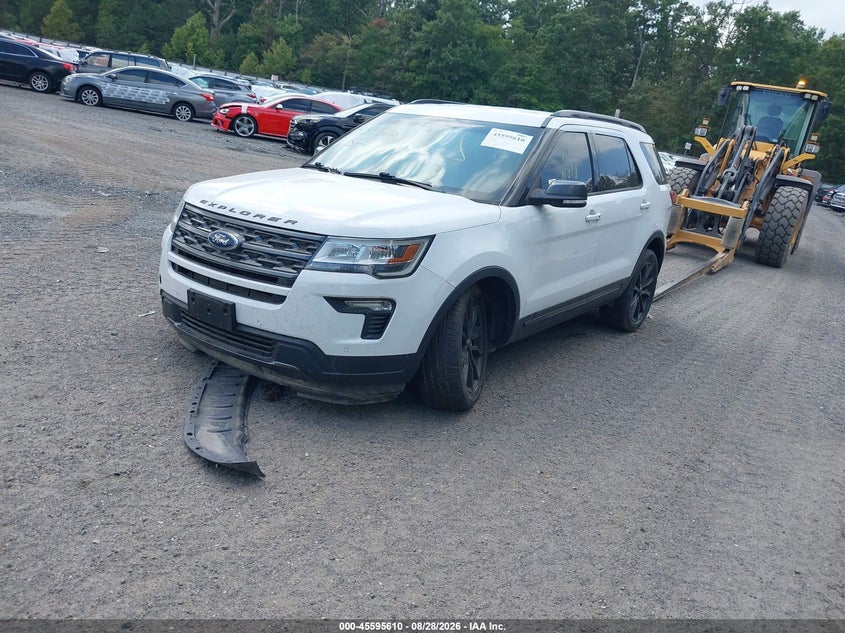 Vin: 1fm5k8dh3jga50992, lot: 46093987, ford explorer xlt 20182