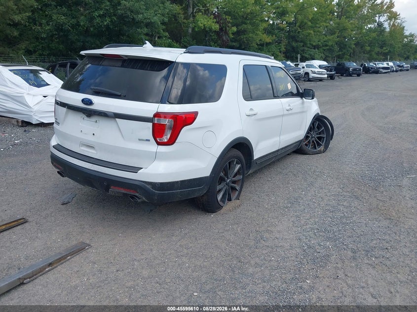 Vin: 1fm5k8dh3jga50992, lot: 46093987, ford explorer xlt 20184