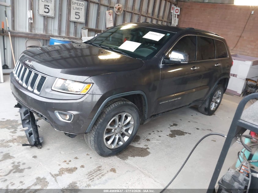 2015 Jeep Grand Cherokee, Удар спереди, IAAI, VIN 1C4RJFBG0FC792059 — фото 2