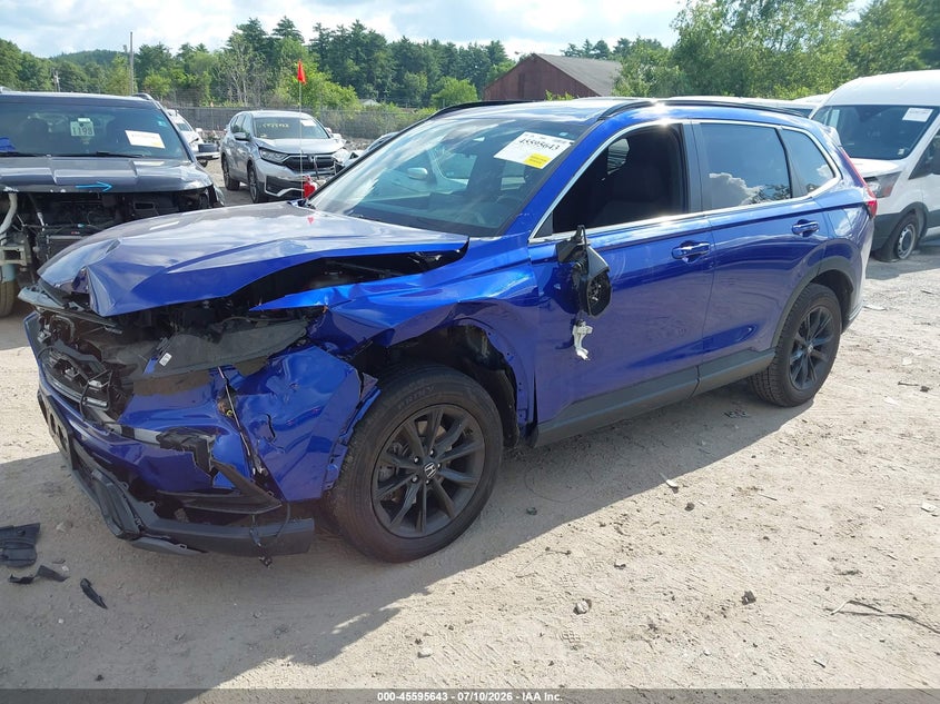2023 Honda Cr-V Hybrid Sport, Left Front, IAAI, VIN 7FARS6H54PE020241 — photo 2