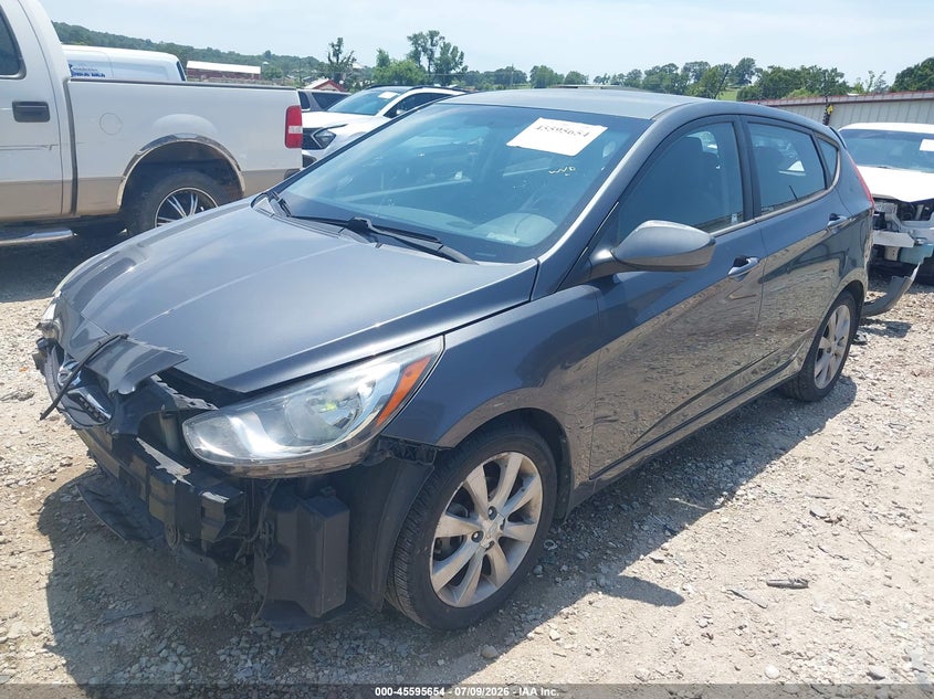 2012 Hyundai Accent, Удар спереду, IAAI, VIN KMHCU5AE1CU032960 — фото 2