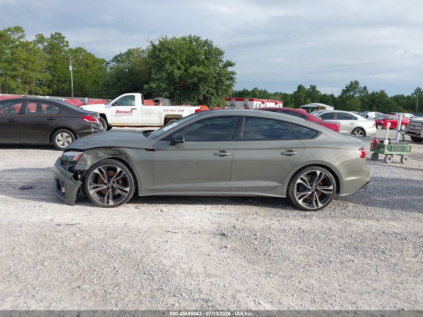2023 Audi S5 Sportback Premium Plus Tfsi Quattro Tiptronic VIN: WAUC4CF51PA051238 Lot: 45595663