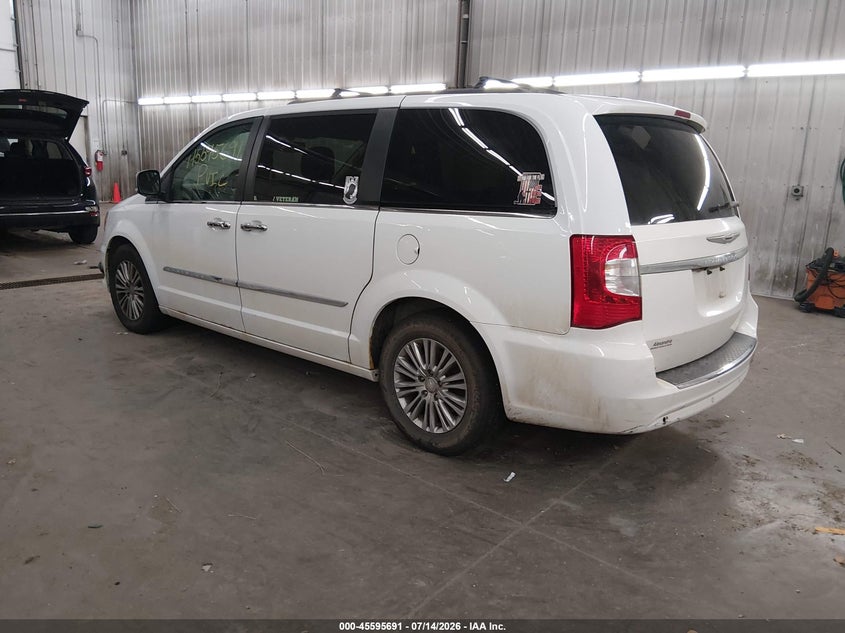 Vin: 2c4rc1cg3fr547338, lot: 46094068, chrysler town & country touring-l 20153