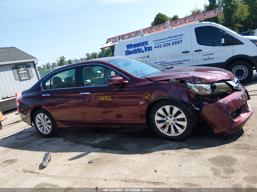 2014 Honda Accord Ex-L VIN: 1HGCR2F8XEA157422 Lot: 45595693