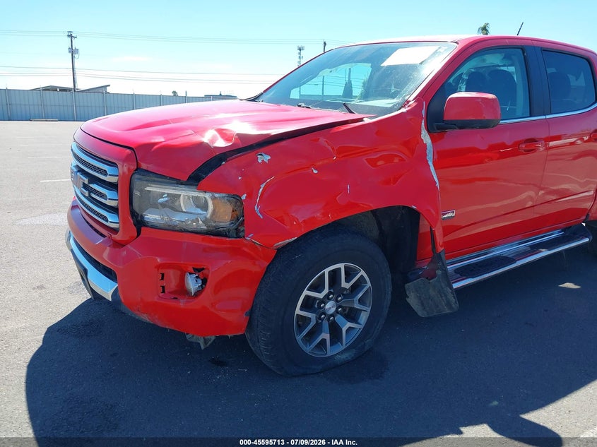 2015 GMC Canyon 4Wd Sle VIN: 1GTG6BE39F1228478 Lot: 45595713