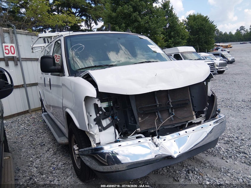 Vin: 1gtw7afgxl1233138, lot: 46094093, gmc savana cargo rwd 2500 regular wheelbase work van 2020 img_1