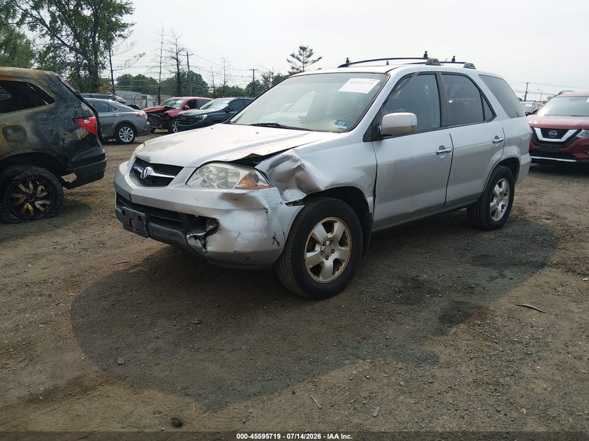 2003 Acura Mdx, Front End, IAAI, VIN 2HNYD182X3H534300 — photo 2
