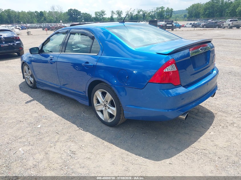 Vin: 3fahp0dc8cr268274, lot: 46094112, ford fusion sport 20123