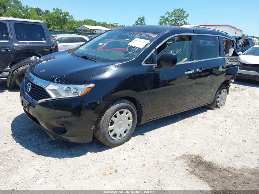 Vin: jn8ae2kp0c9042832, lot: 46094113, nissan quest s 20122