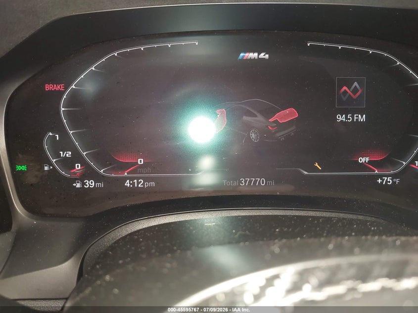 2023 BMW M4 Competition xDrive VIN: WBS43AZ01PCM35306 Lot: 45595767