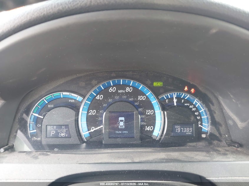2013 TOYOTA CAMRY HYBRID auction photo 7