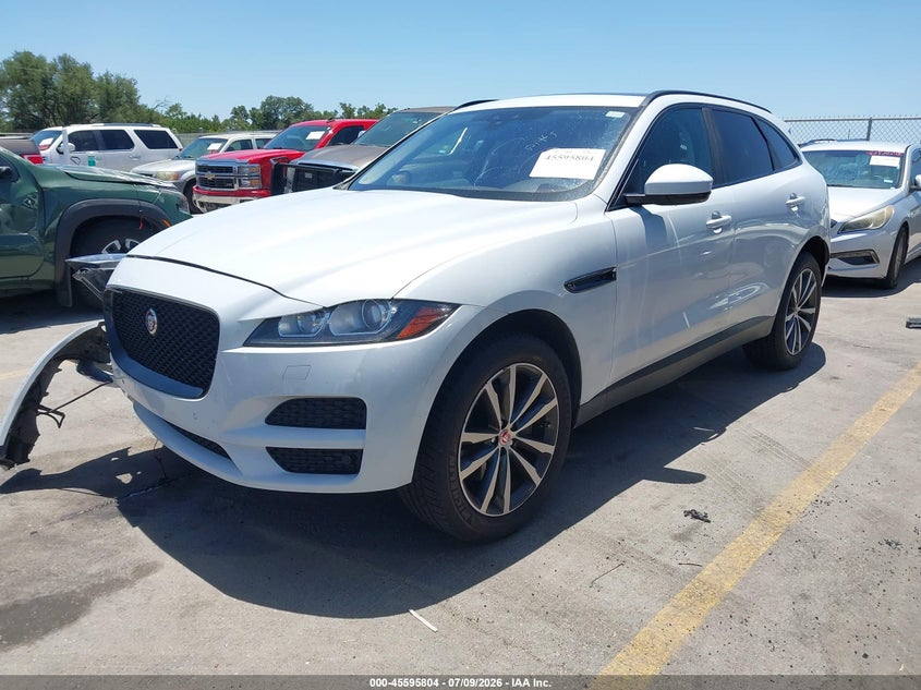 Vin: sadck2bv1ha496478, lot: 46094182, jaguar f-pace 35t prestige 20172