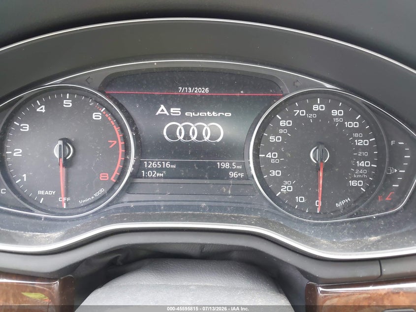 2019 Audi A5 45 Premium VIN: WAUANCF59KA059374 Lot: 45595815