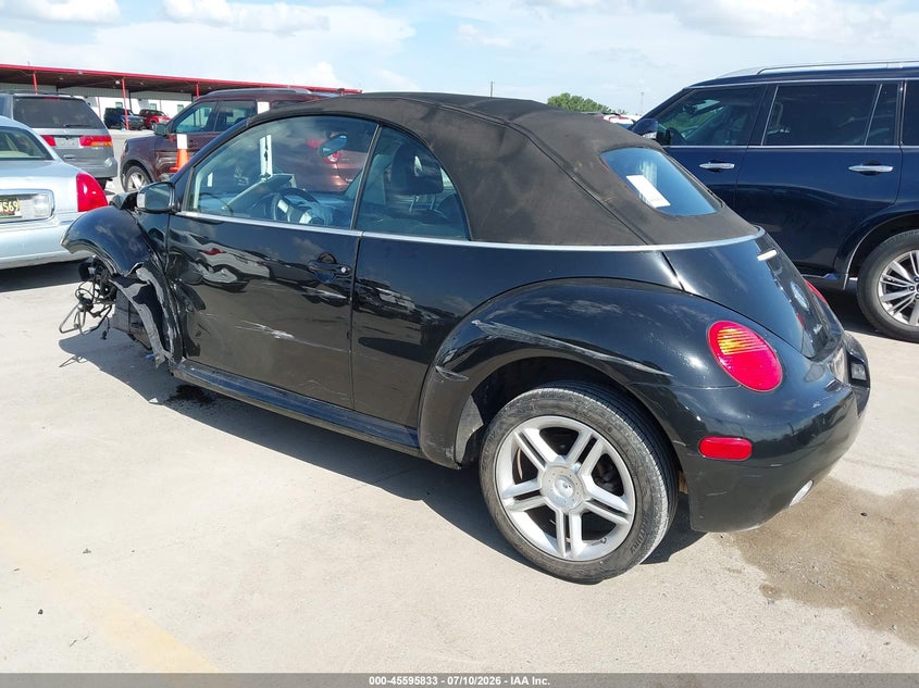 2005 VOLKSWAGEN BEETLE CABRIO 1.8L I-4 DOHC, TURBO, 150HP