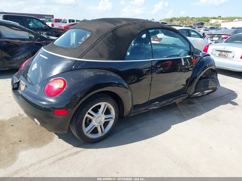2005 VOLKSWAGEN BEETLE CABRIO 1.8L I-4 DOHC, TURBO, 150HP