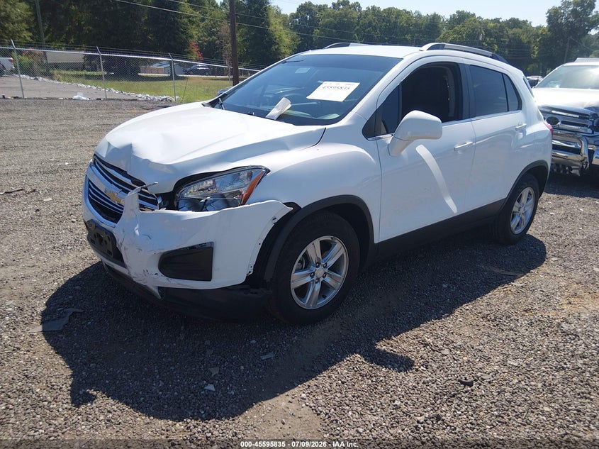 CHEVROLET TRAX 2016 VIN 3GNCJLSB2GL233764