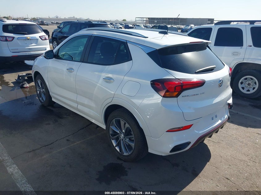 Vin: kl4mmbs23nb093800, lot: 46094281, buick encore gx fwd preferred 20223