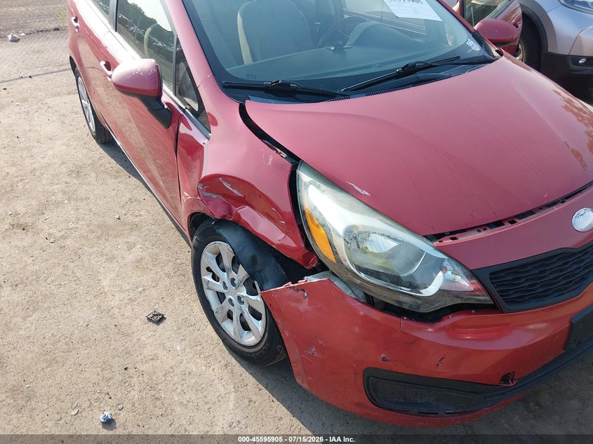 2013 Kia Rio Lx VIN: KNADM4A32D6282261 Lot: 45595905