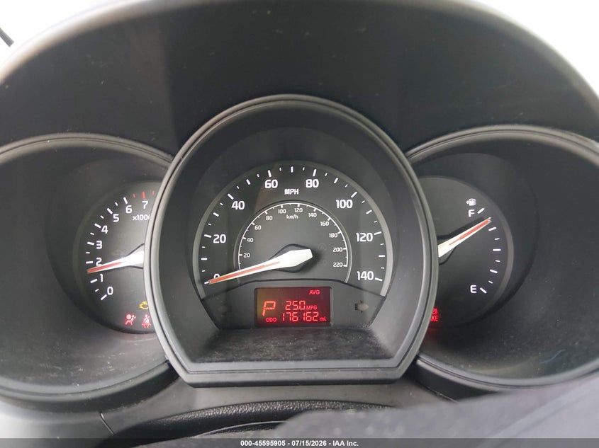 2013 Kia Rio Lx VIN: KNADM4A32D6282261 Lot: 45595905