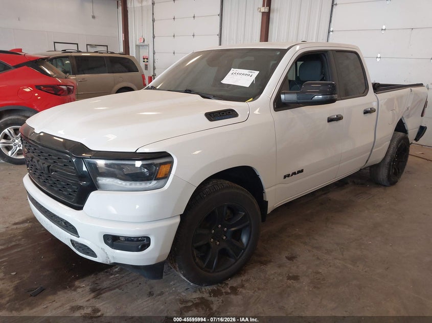 Vin: 1c6rrfbg2pn521896, lot: 46094372, ram 1500 big horn  4x4 6'4 box 20232