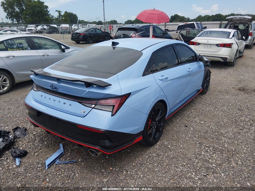 2026 HYUNDAI ELANTRA N SEDAN 2.0L I-4 DI, DOHC, VVT, TURBO, 276HP