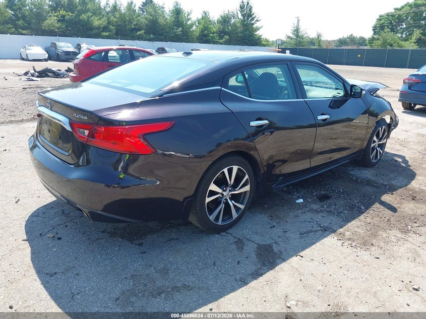 Vin: 1n4aa6ap2gc405906, lot: 46094412, nissan maxima 3.5 platinum 20164