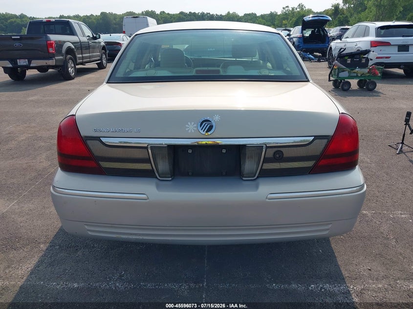 2008 Mercury Grand Marquis Ls VIN: 2MEFM75VX8X662563 Lot: 45596073