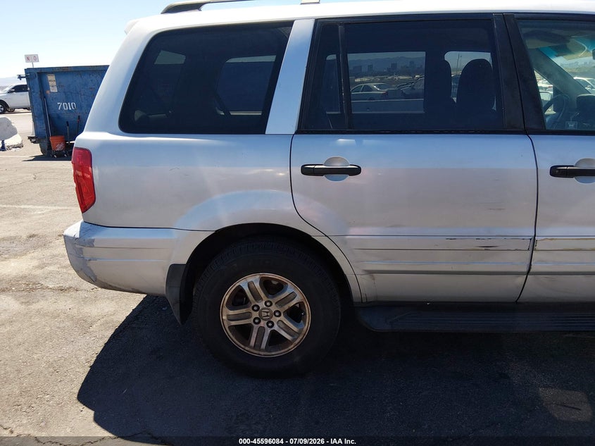 2003 Honda Pilot Ex VIN: 2HKYF18493H605074 Lot: 45596084