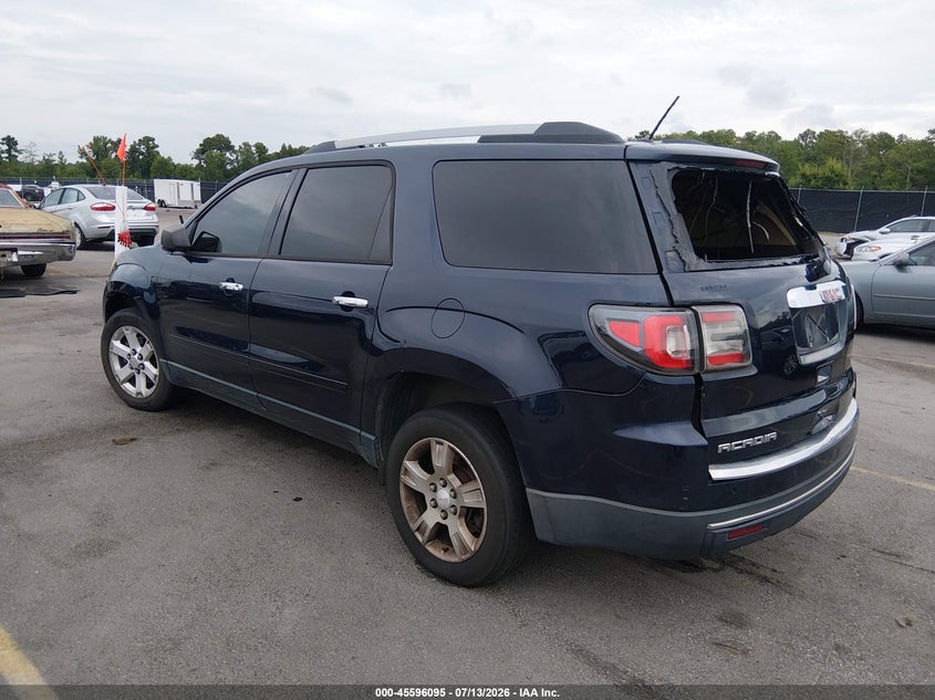 Vin: 1gkkvned8fj344976, lot: 46094474, gmc acadia sle-1 20153