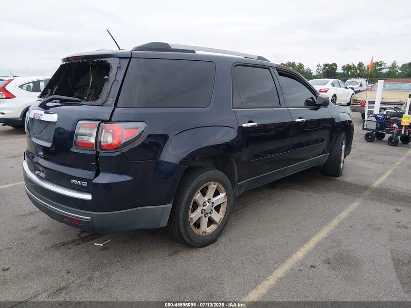Vin: 1gkkvned8fj344976, lot: 46094474, gmc acadia sle-1 20154